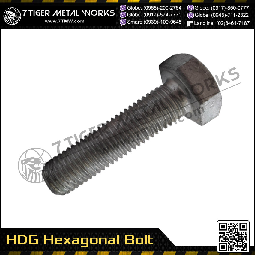 Hot Dipped Galvanized A325 Hexagonal Bolt Bolt and Nut Supplier