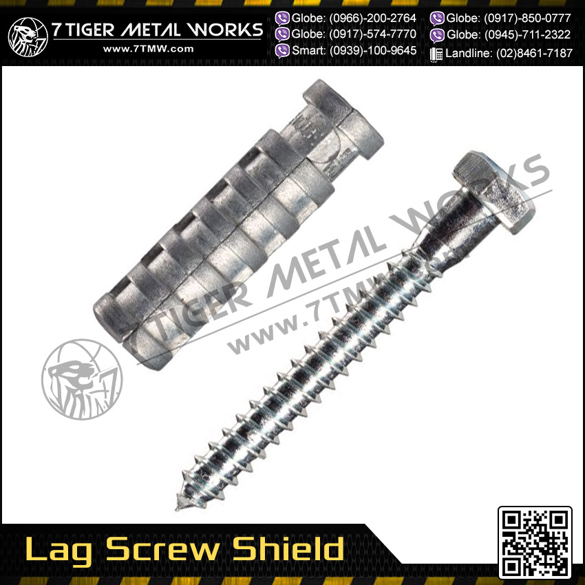 Lag Screw & Lag Shield - Bolt And Nut Supplier Philippines