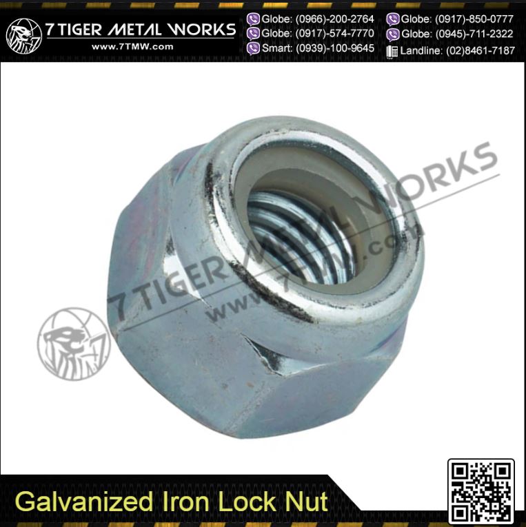 Galvanized Iron Lock Nut Bolt and Nut Supplier Philippines