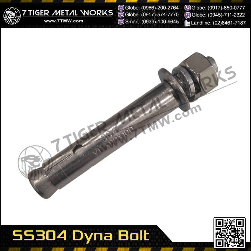 SS304 Dyna Bolt Bolt and Nut Supplier Philippines