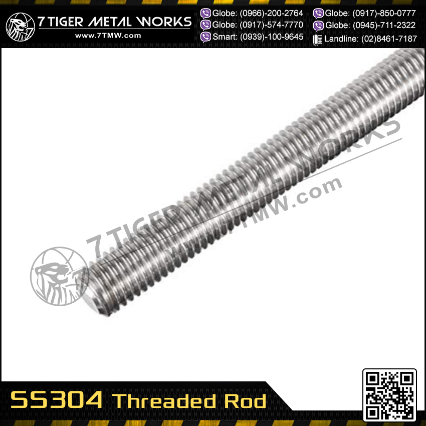 SS304 Threaded Rod - Bolt and Nut Supplier Philippines
