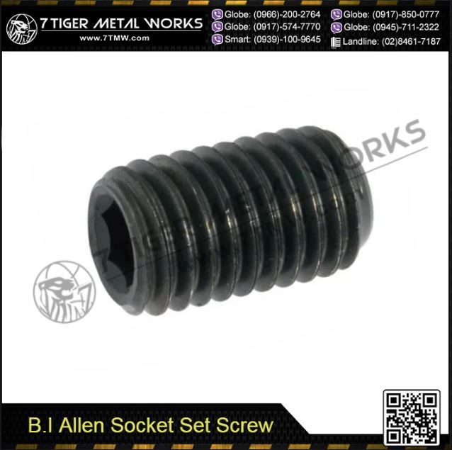 Black Iron Allen Socket Set Screw Bolt and Nut Supplier Philippines