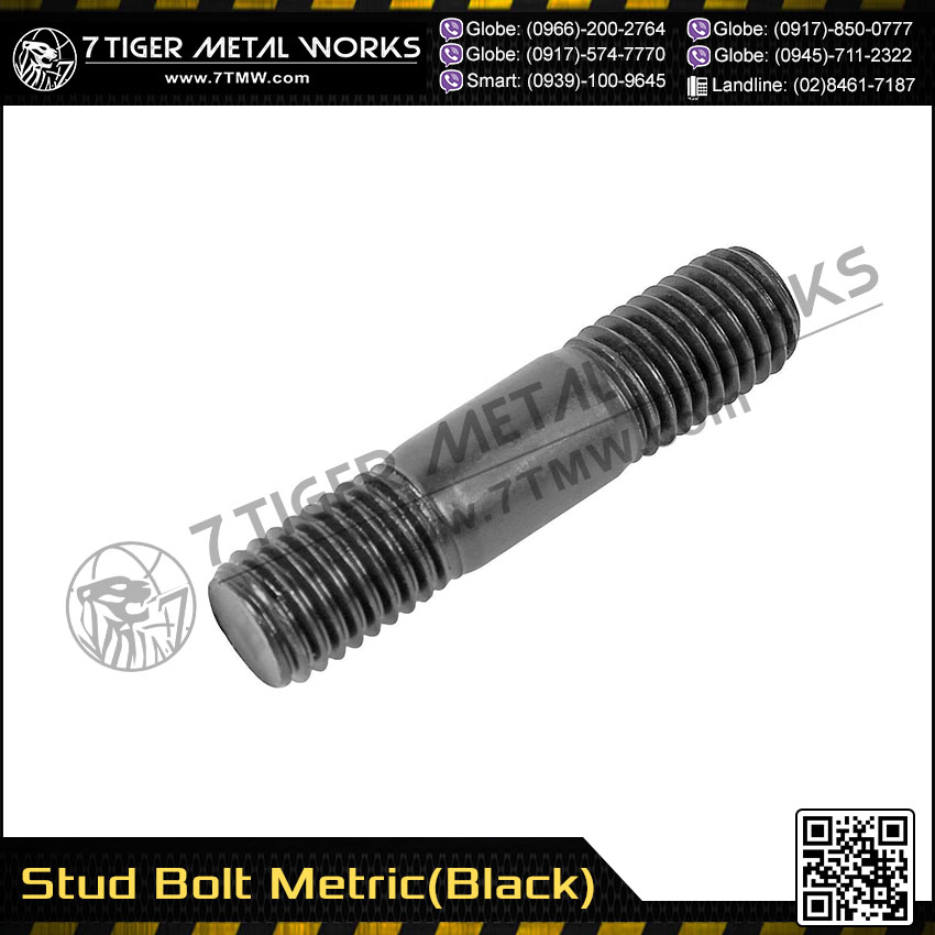 Stud Bolt Metric (Black) Bolt and Nut Supplier Philippines